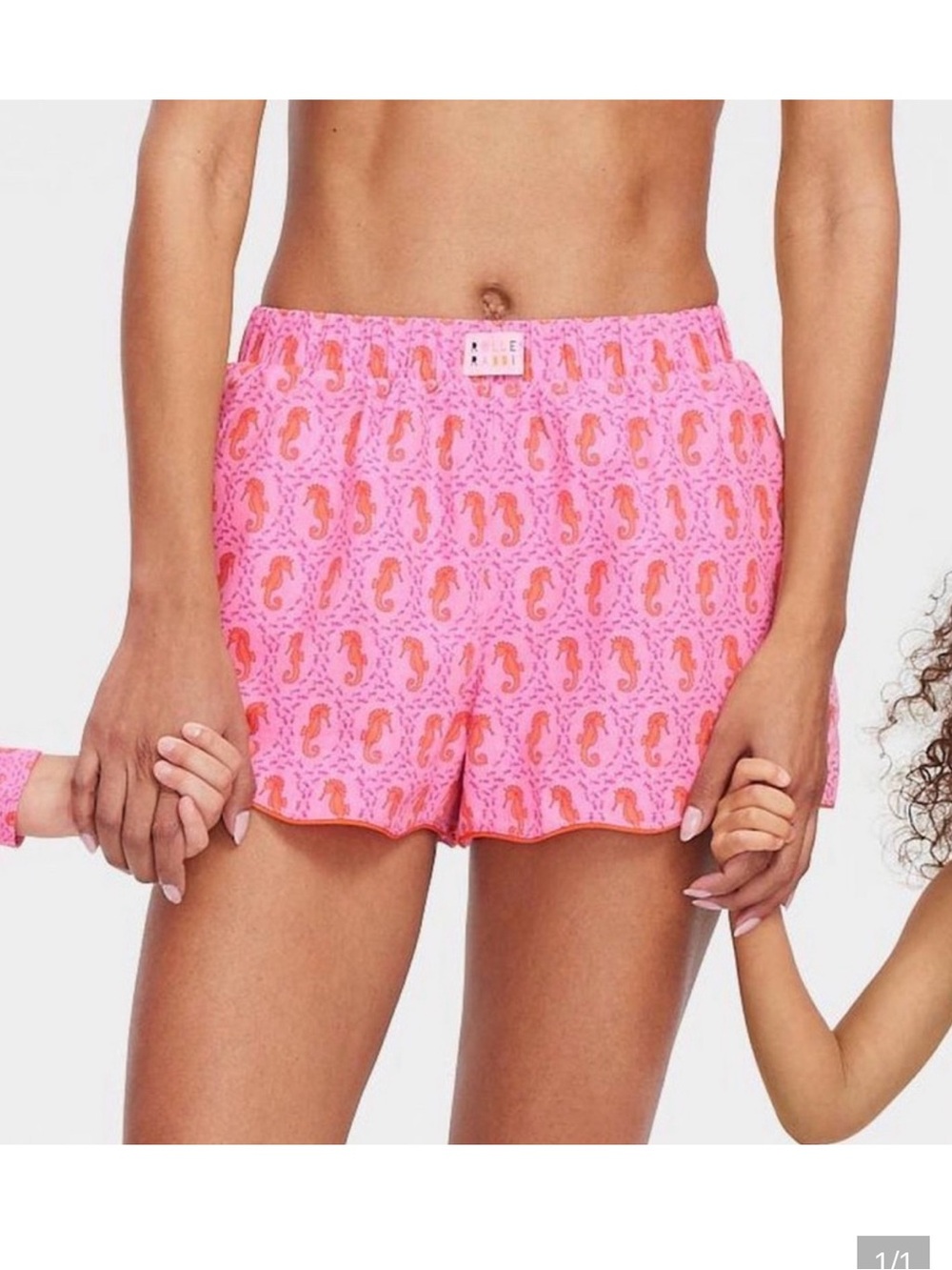 Roller Rabbit x Target Seahorse Poplin Boxer Shorts Medium